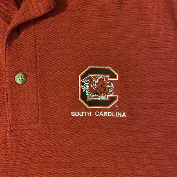 OLD STYLE LOGO SOUTH CAROLINA POLO - Picture 2 of 3